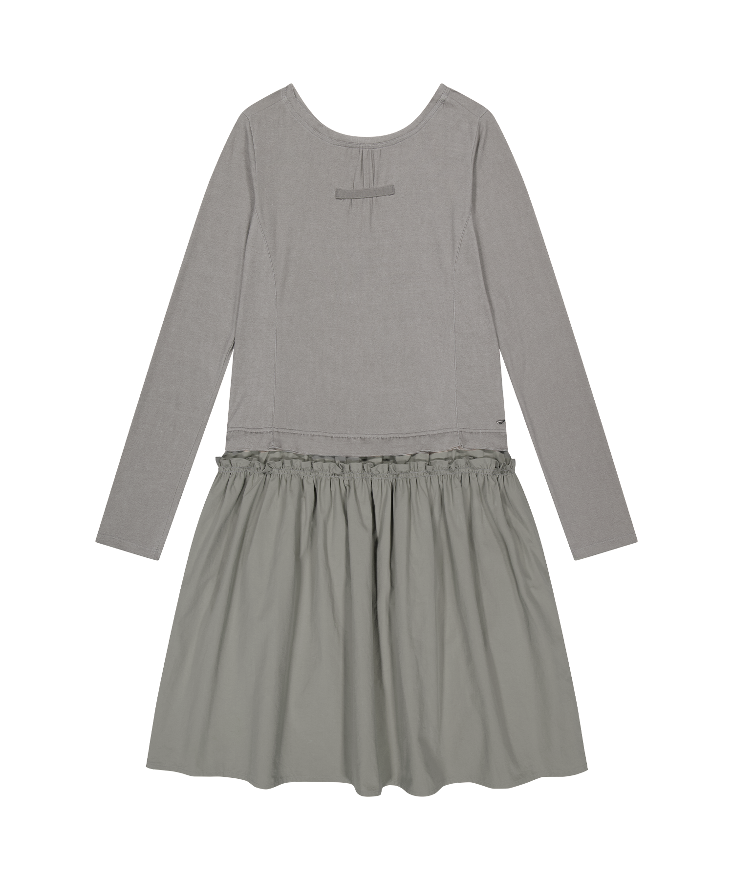 2WAY SHIRRING ONE PIECE LIGHT KHAKI