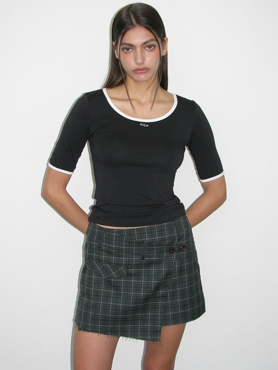 Symbol Ringer T-Shirt Black