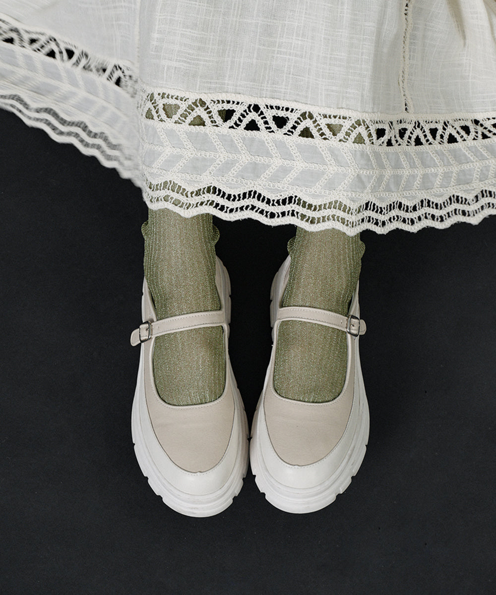 FLATFORM STRAP MARYJANES / 3 Color