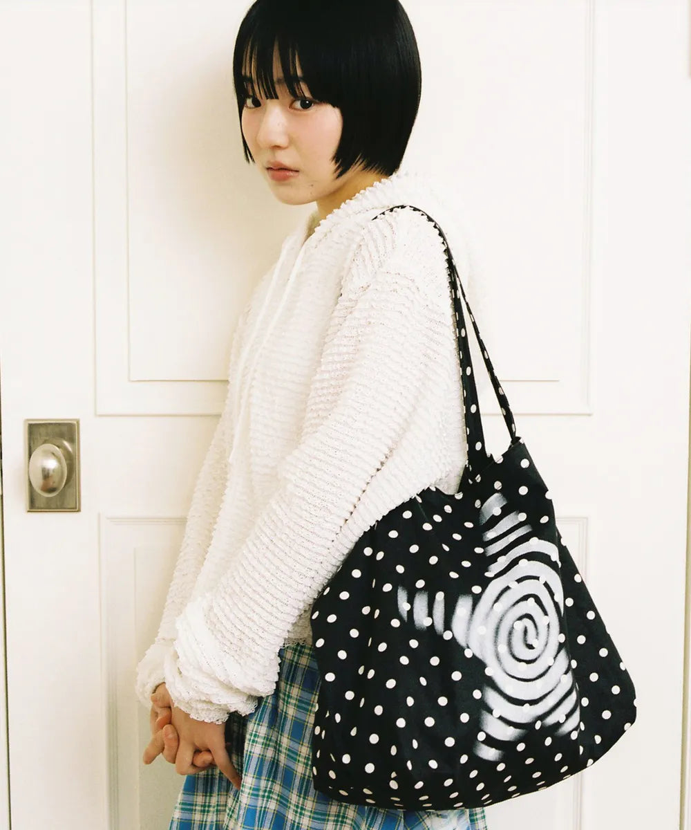 Twister Star Tote Bag / Black