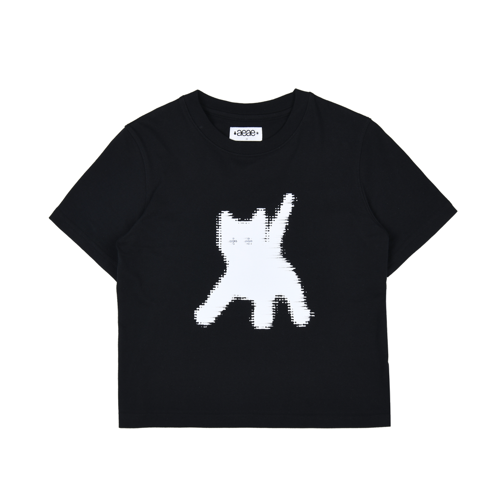 FLASHED CATS EYE CROP T-SHIRTS / 6 Color