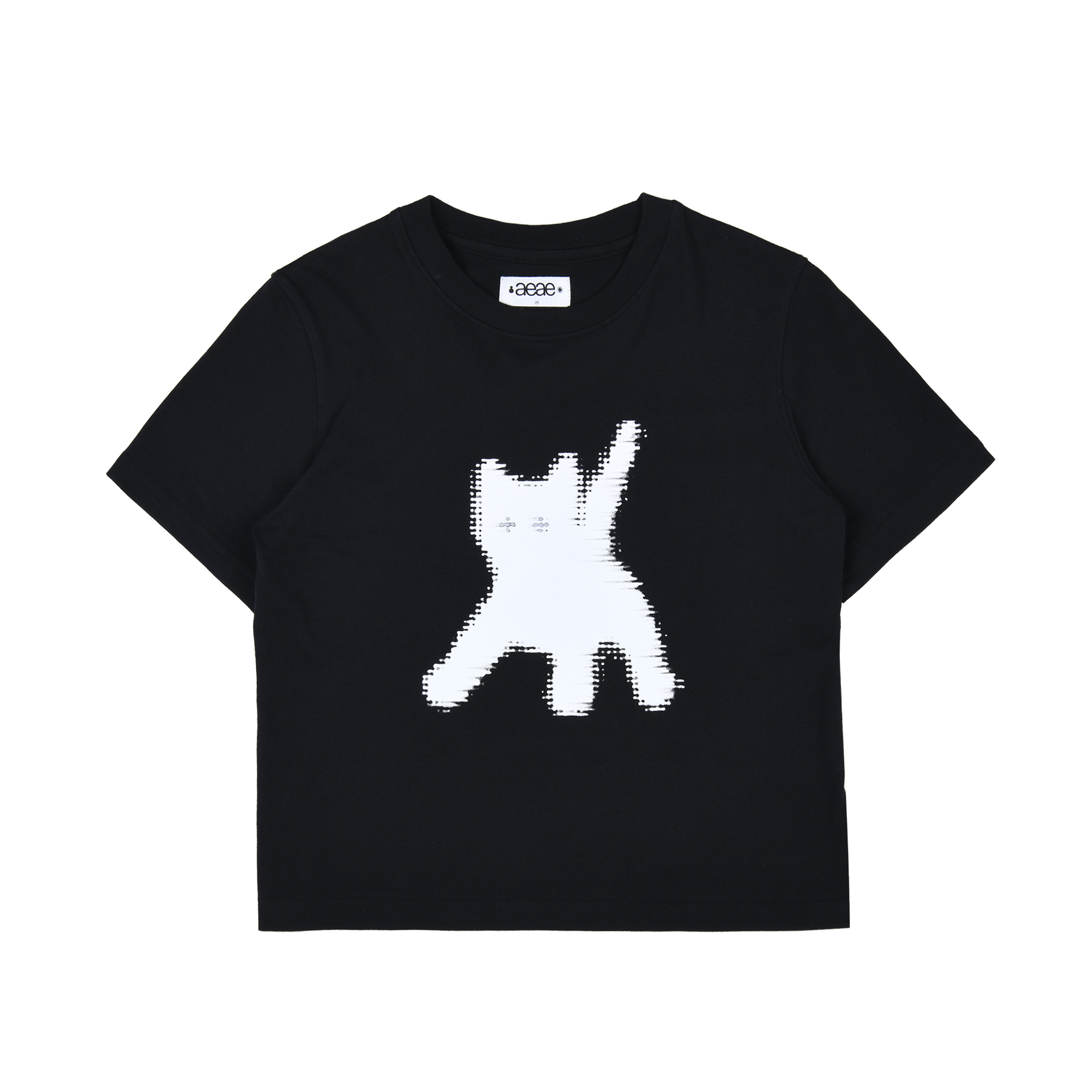 FLASHED CATS EYE CROP T-SHIRTS / 6 Color