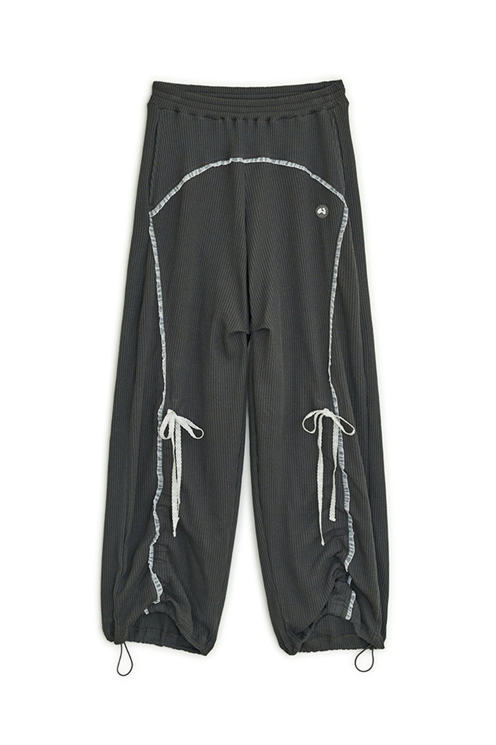 Lace jogger pants (Charcoal)