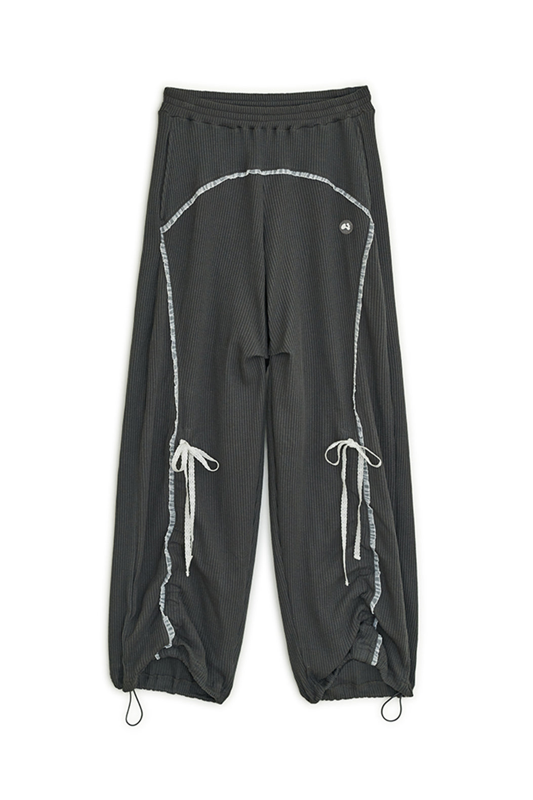 Lace jogger pants (Charcoal)