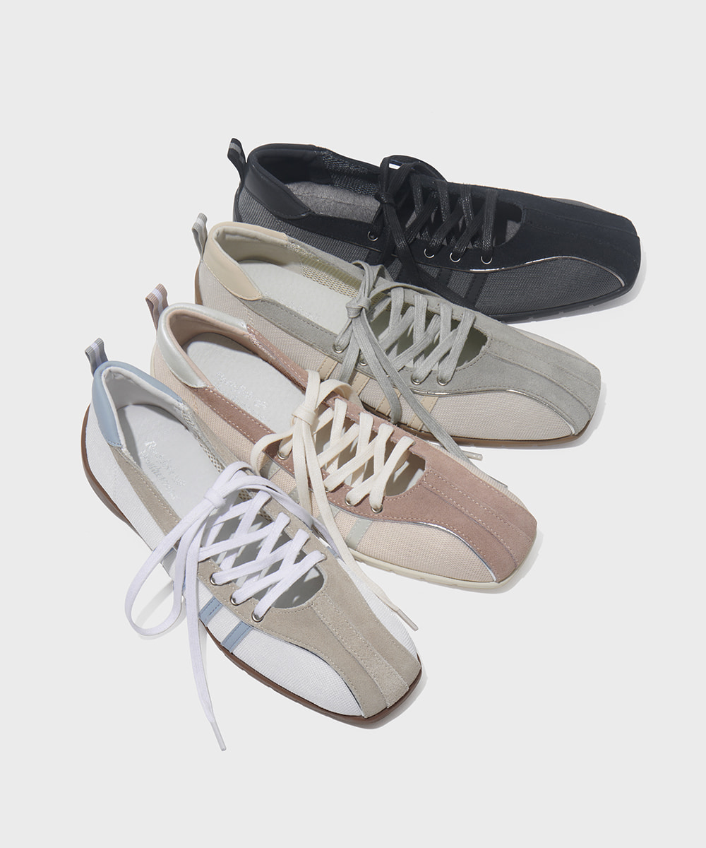 BLISS LACEUP SNEAKERS(COW SUEDE) / 4 COLOR