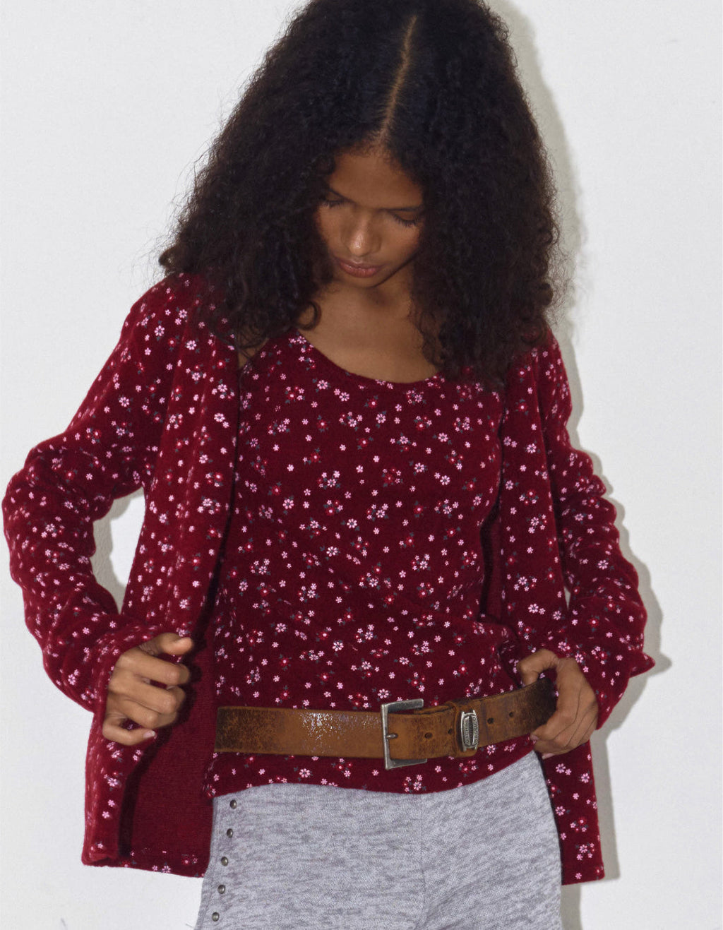 FLOWER CARDIGAN SET / 3 Color