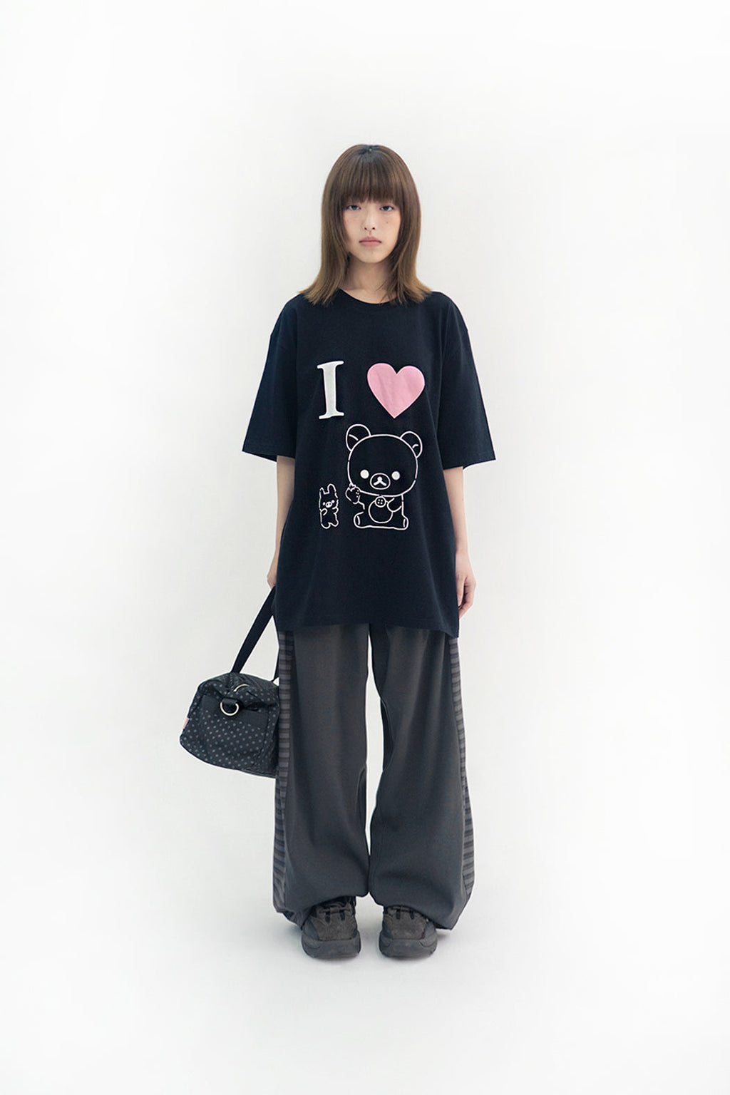 I love Korilakkuma tee (Black)