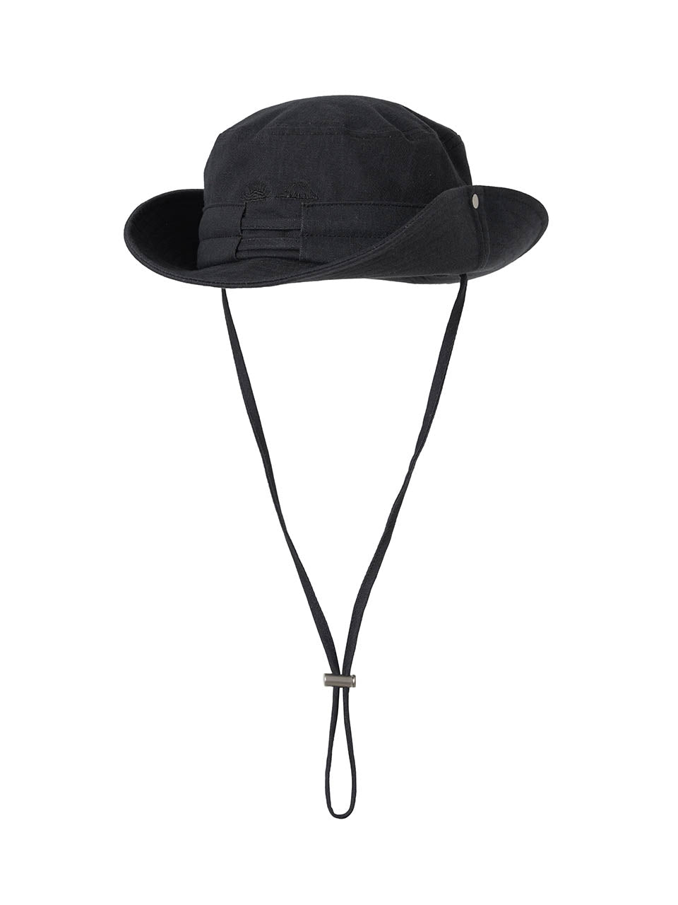 Washed Draw String Bucket Hat Washed Black