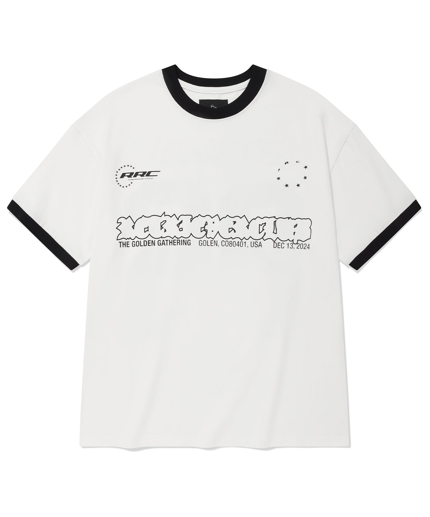 BACK NUMBER RINGER TEE OFF WHITE