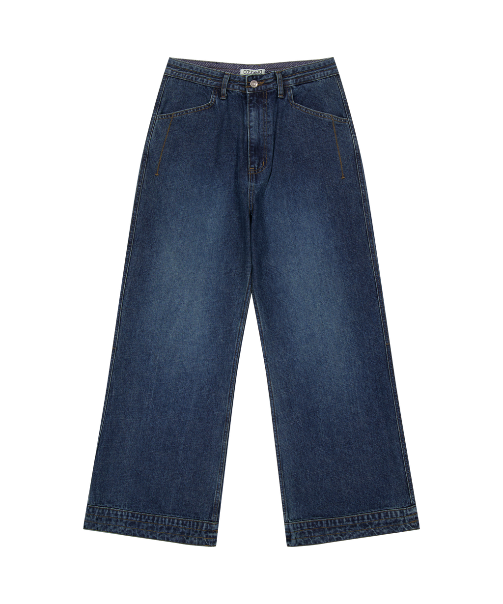 DEEP DENIM PANTS NAVY
