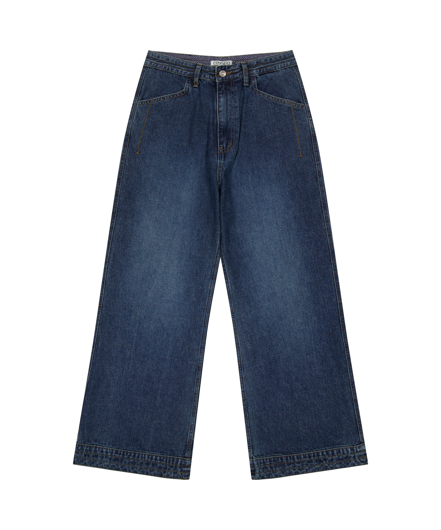 DEEP DENIM PANTS NAVY