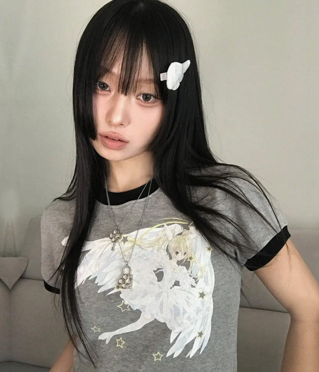 SHUGO CHARA! RINGER TEE(GRAY)