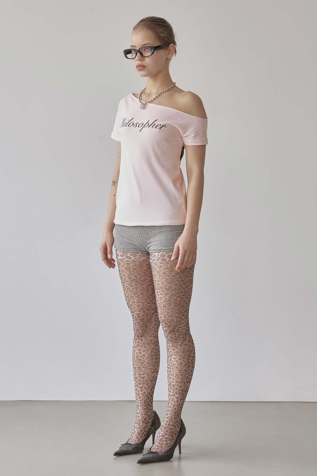 Hook Me Up Layered Tee Pale Pink