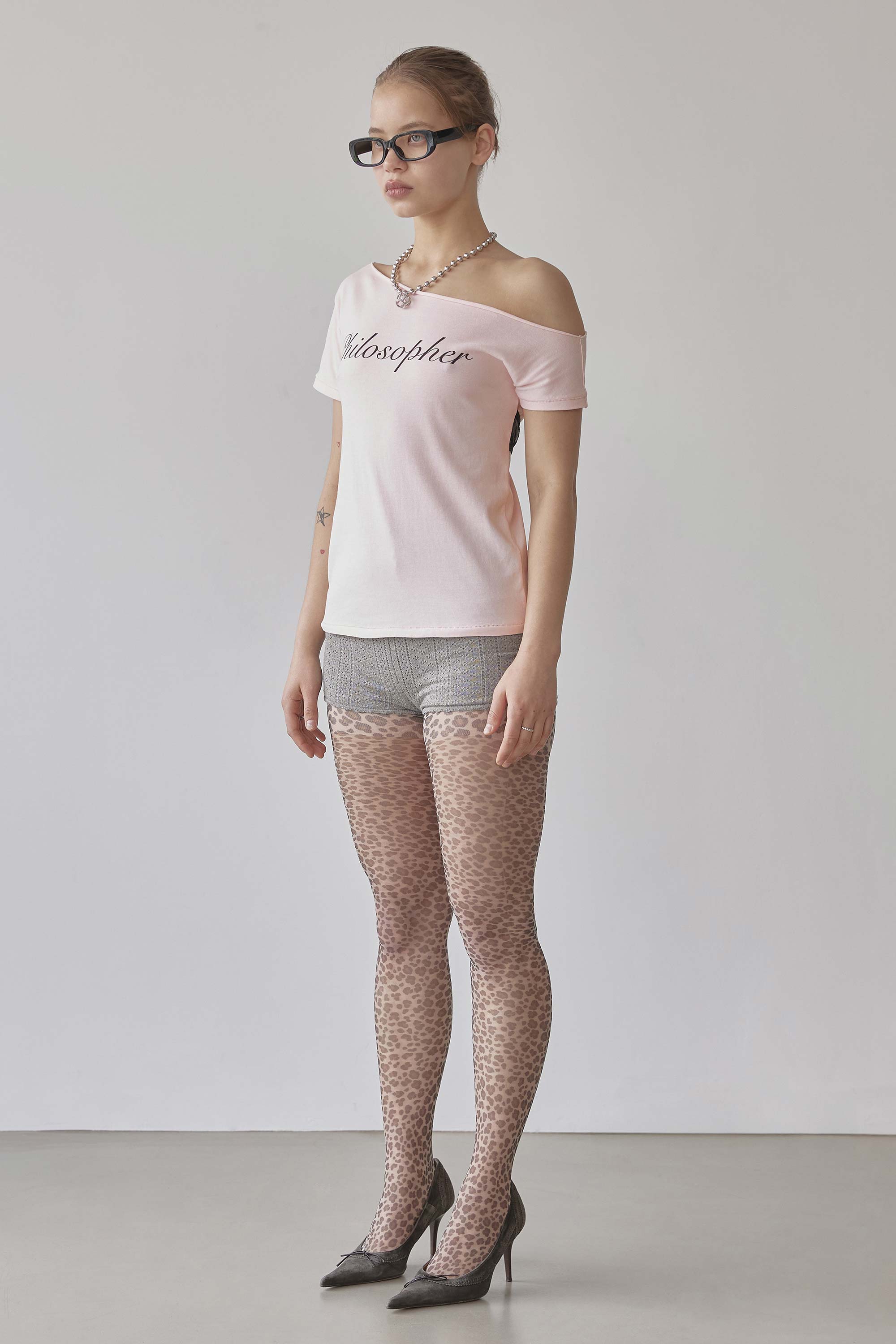 Hook Me Up Layered Tee Pale Pink