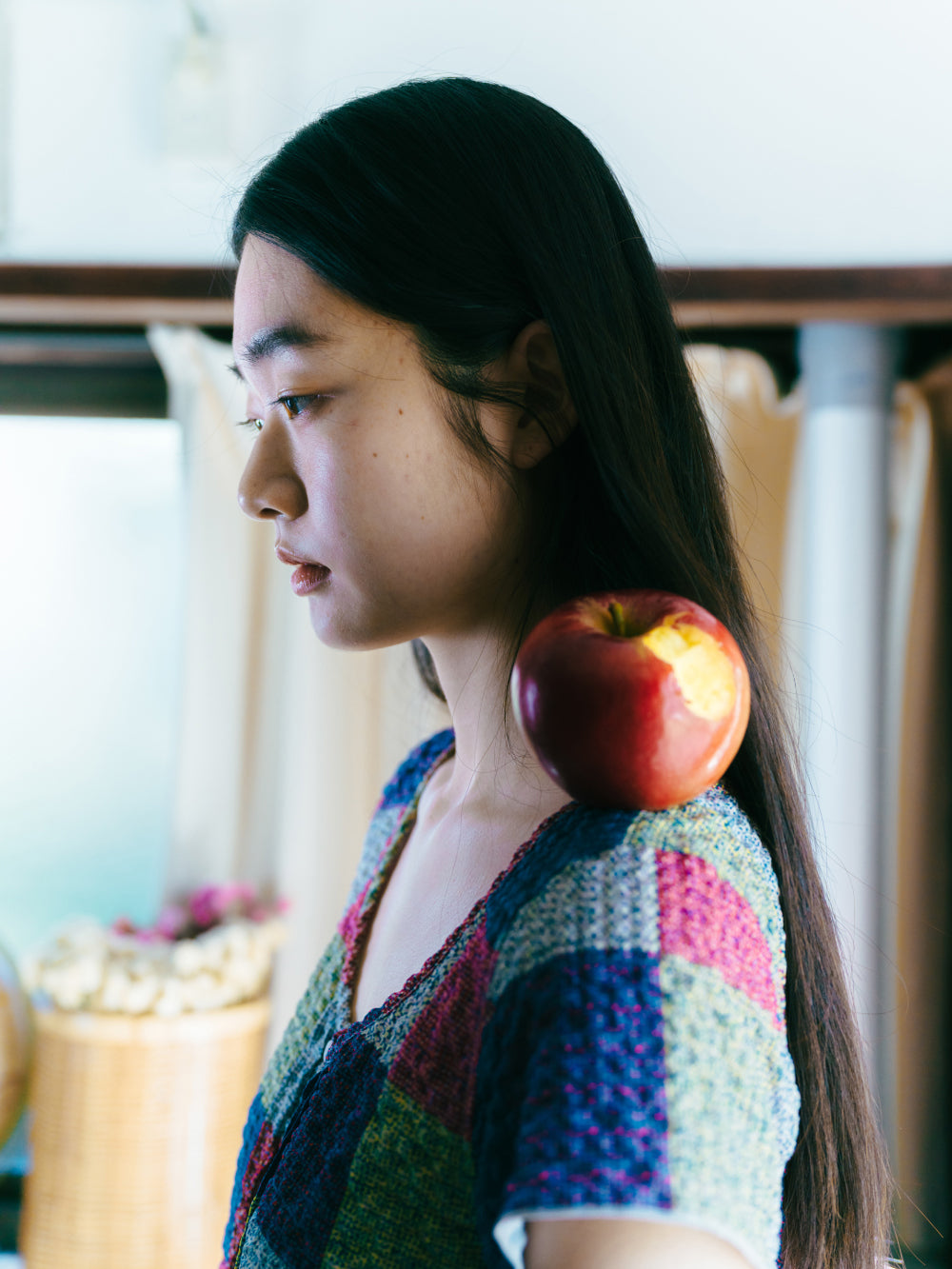 PINTUCK BLOUSE MULTI