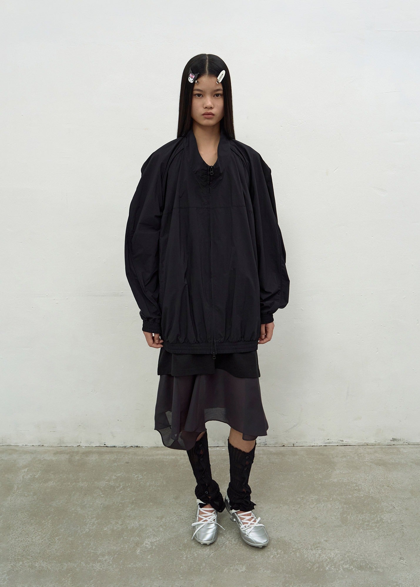 OVERSIZED TRACK JACKET (BLACK)