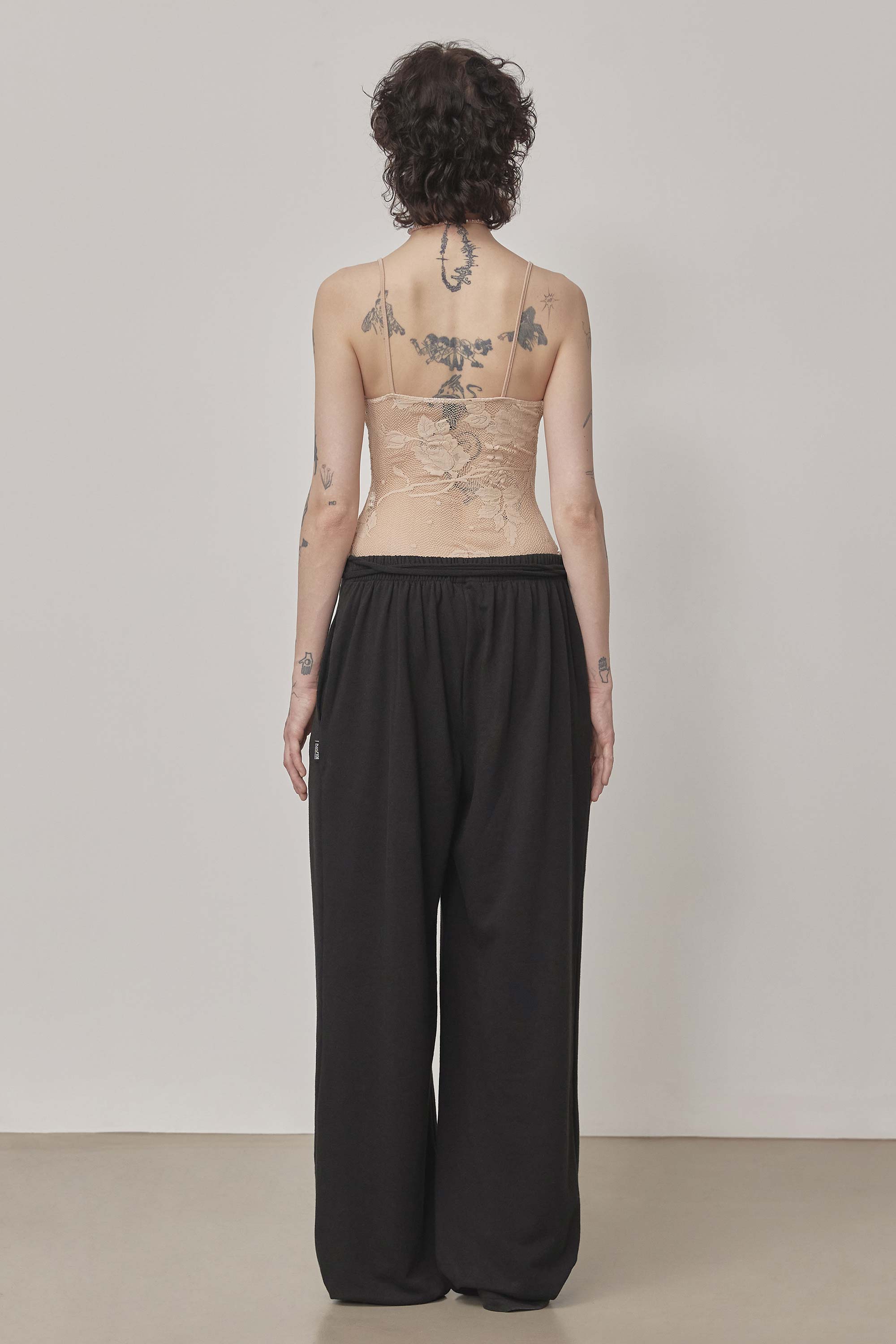 Wrap Sweatpants Black