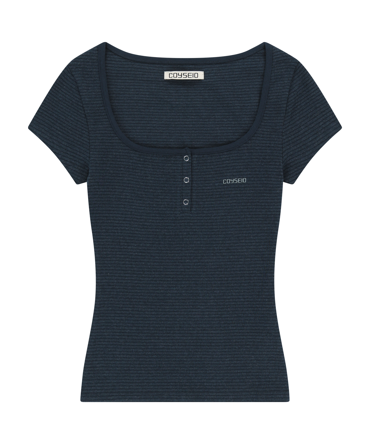 PRONG SNAP MINI LOGO TEE NAVY