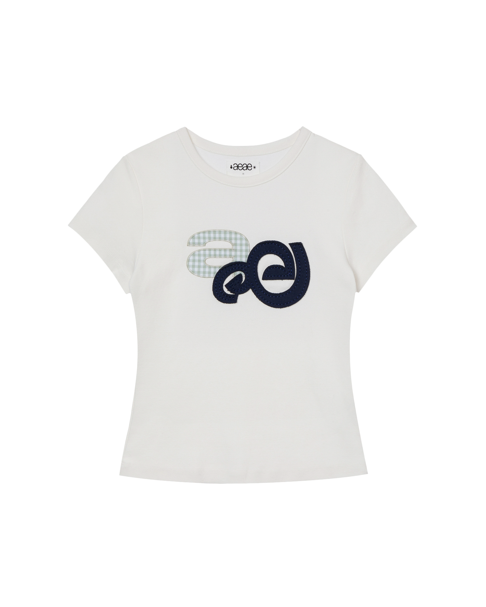 APPLIQUE LOGO TEE WHITE