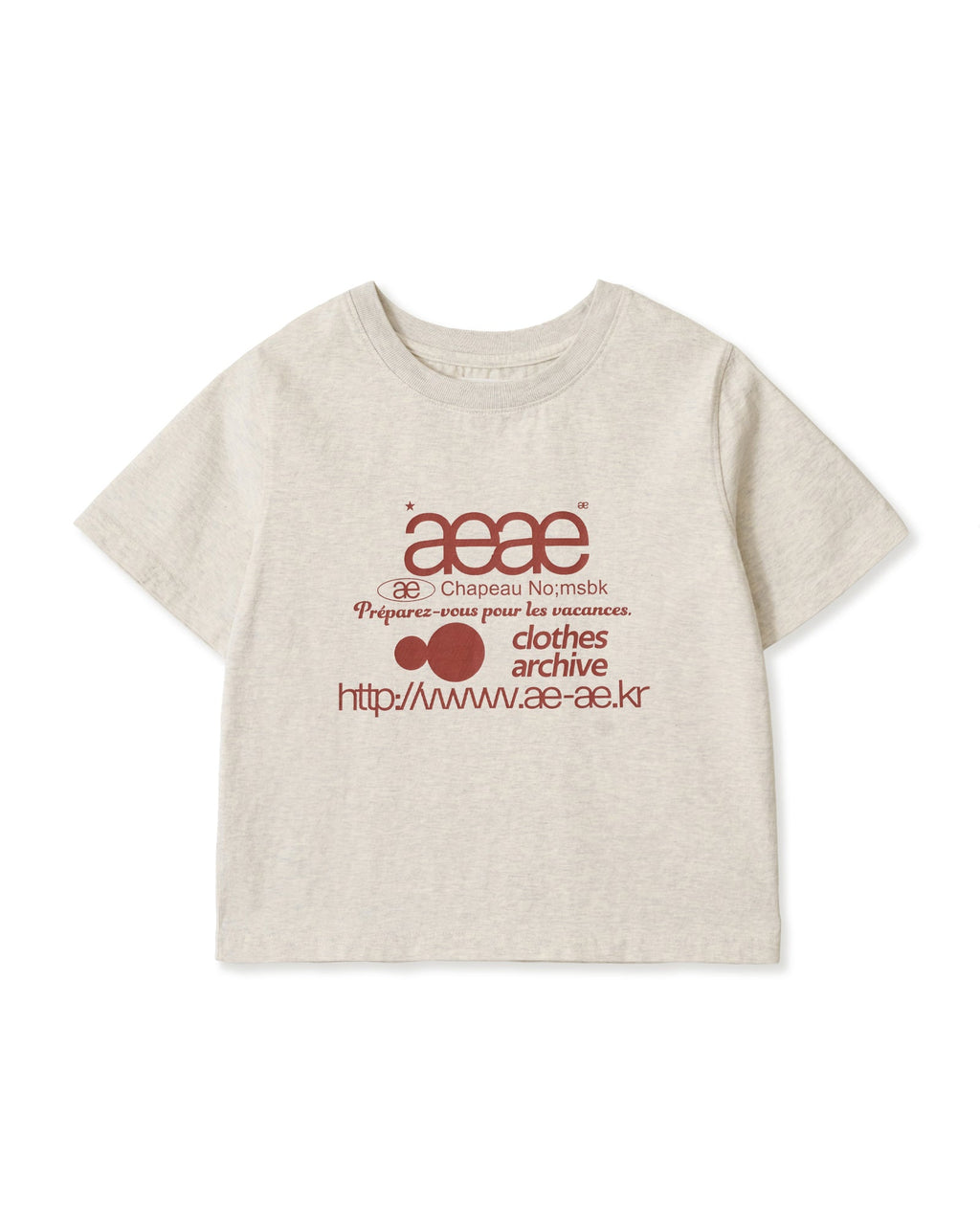 WEB LOGO CROP T-SHIRTS / 5 Color