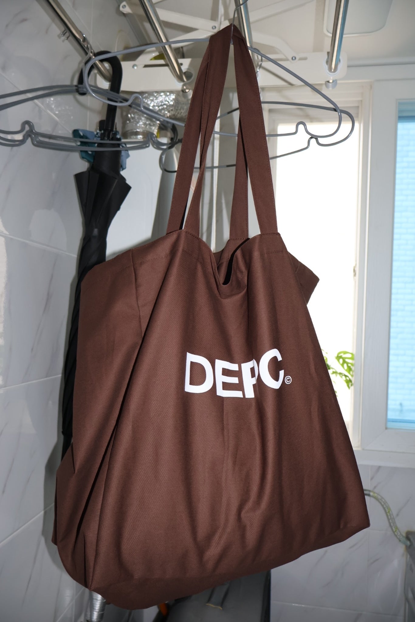DEPC LOGO ECO BAG (BROWN)