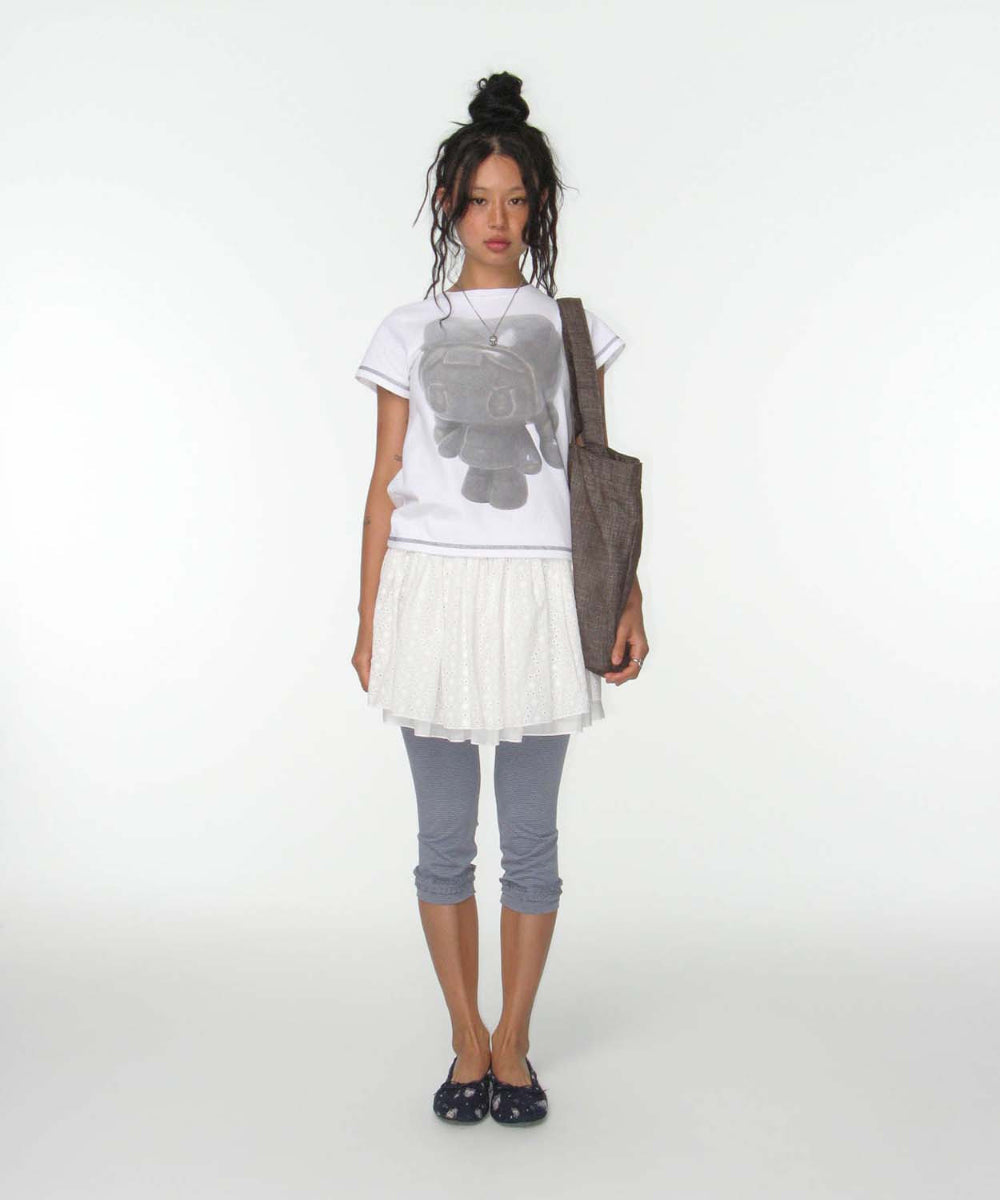 REVERSIBLE CHECK DENIM BAG BROWN