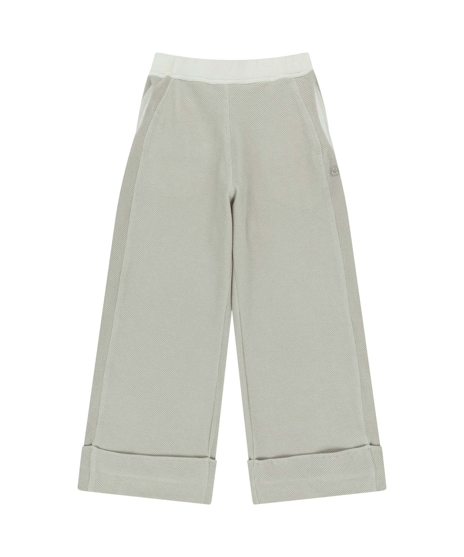 RIBBED BAND PANTS BEIGE