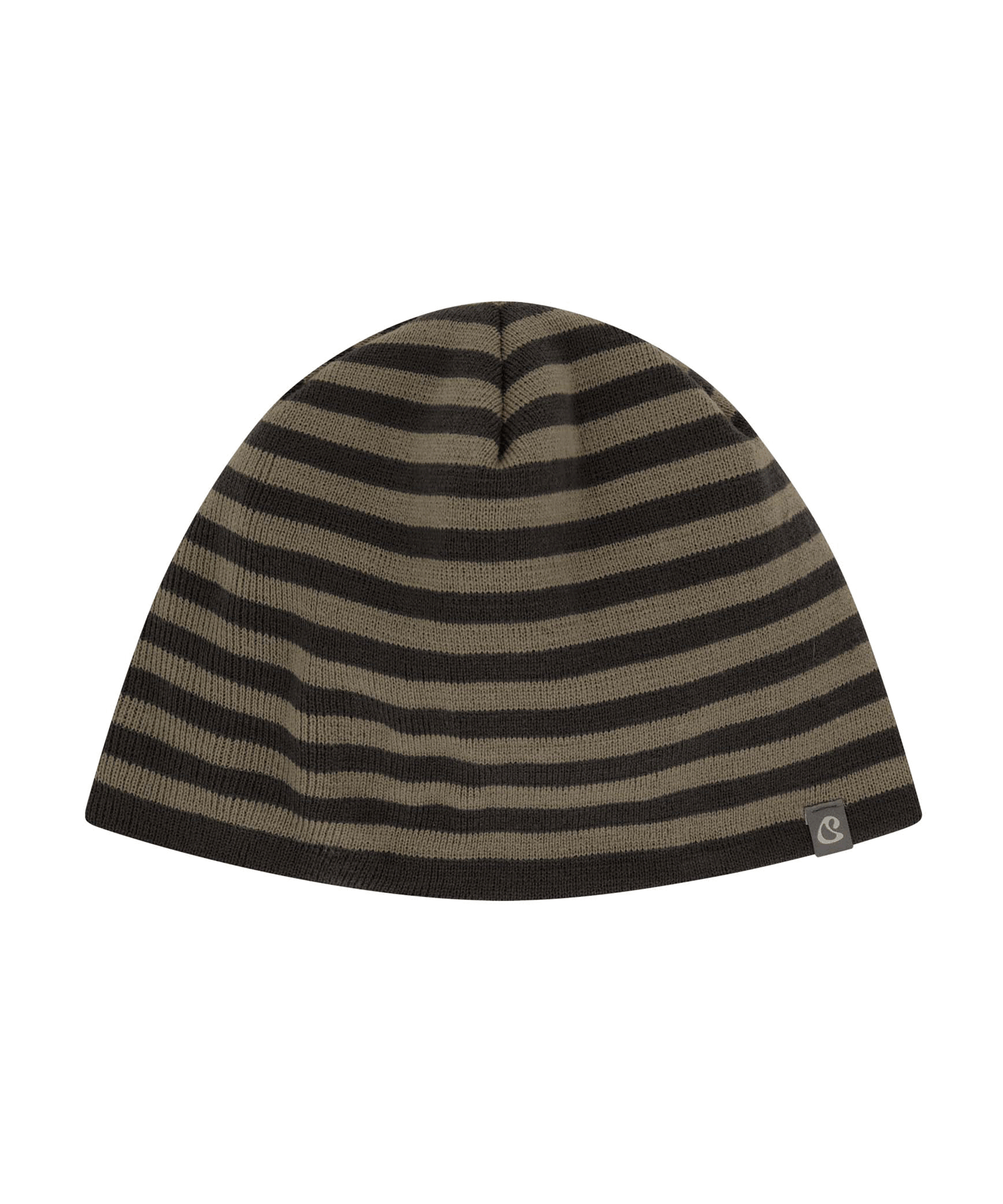DUAL STRIPE BEANIE MUD KHAKI