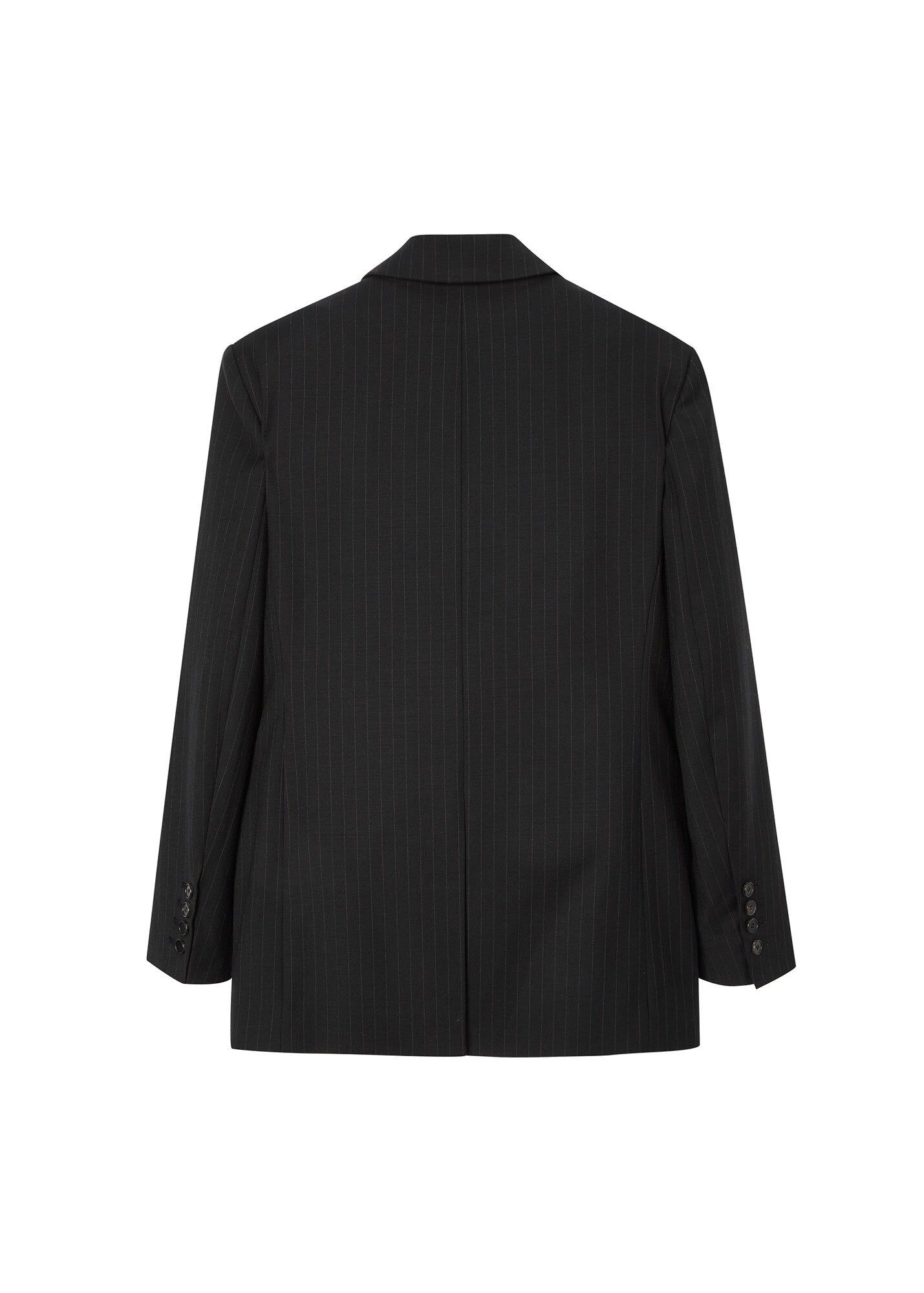 PINSTRIPED OVERSIZED BLAZER / 2 Color