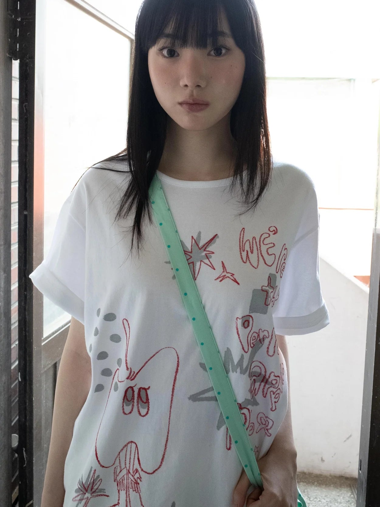 CRAYON FRUIT T-SHIRT (APPLE WHITE)