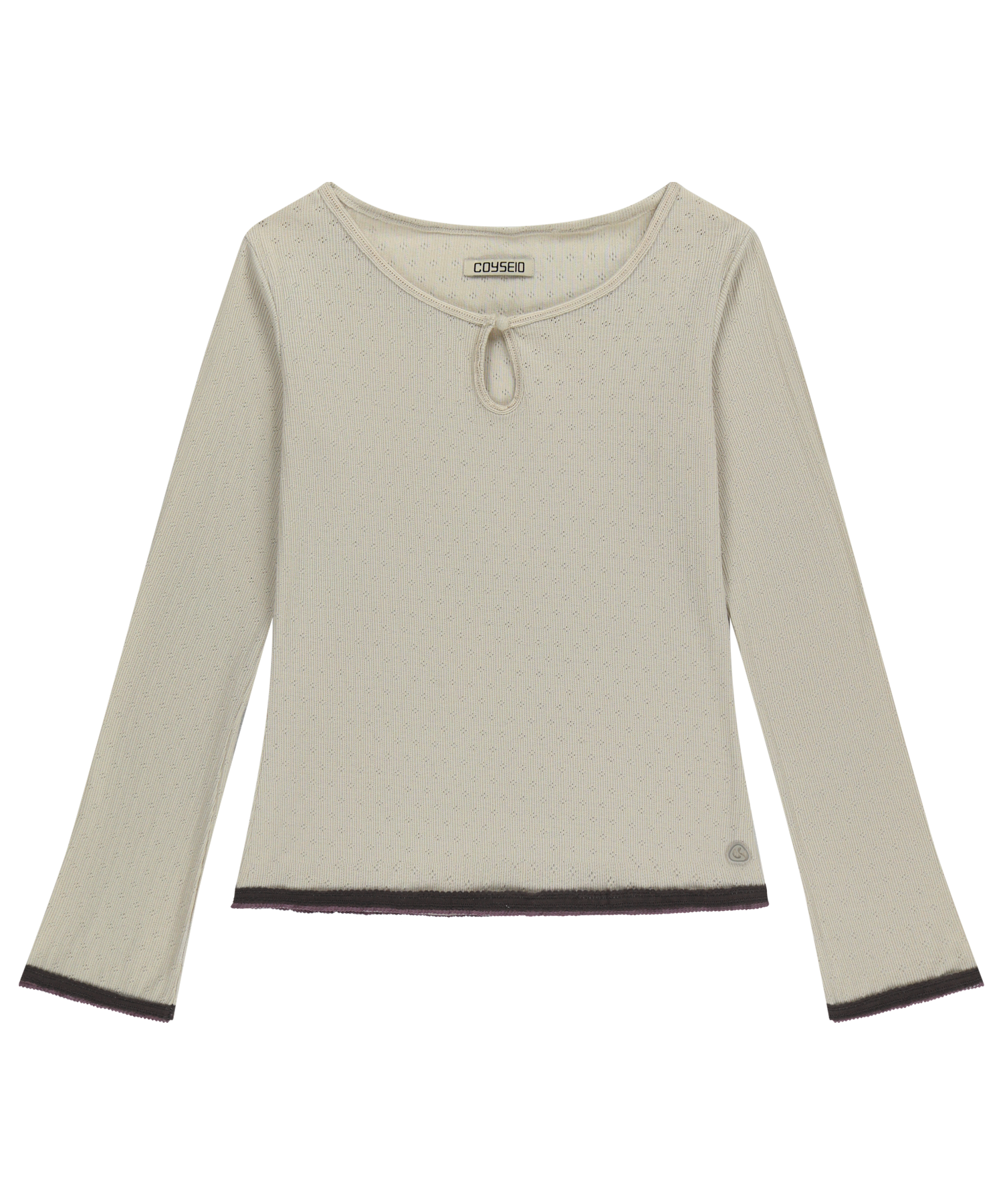 EYELET LACE LONGSLEEVES IVORY