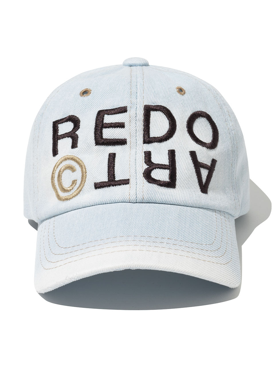 Reverse Washing Ball Cap Denim Blue