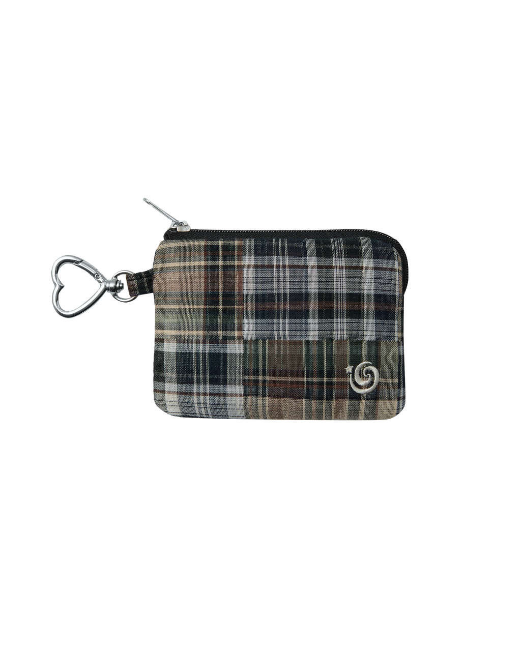 CHECK CARD POCKET BROWN