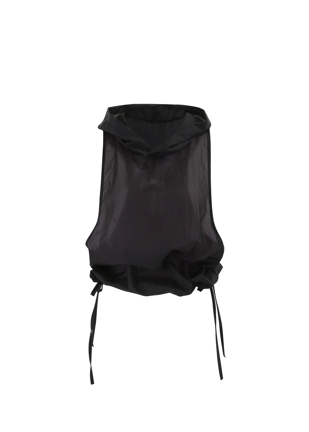 Sheer glow summer Hoodie Black