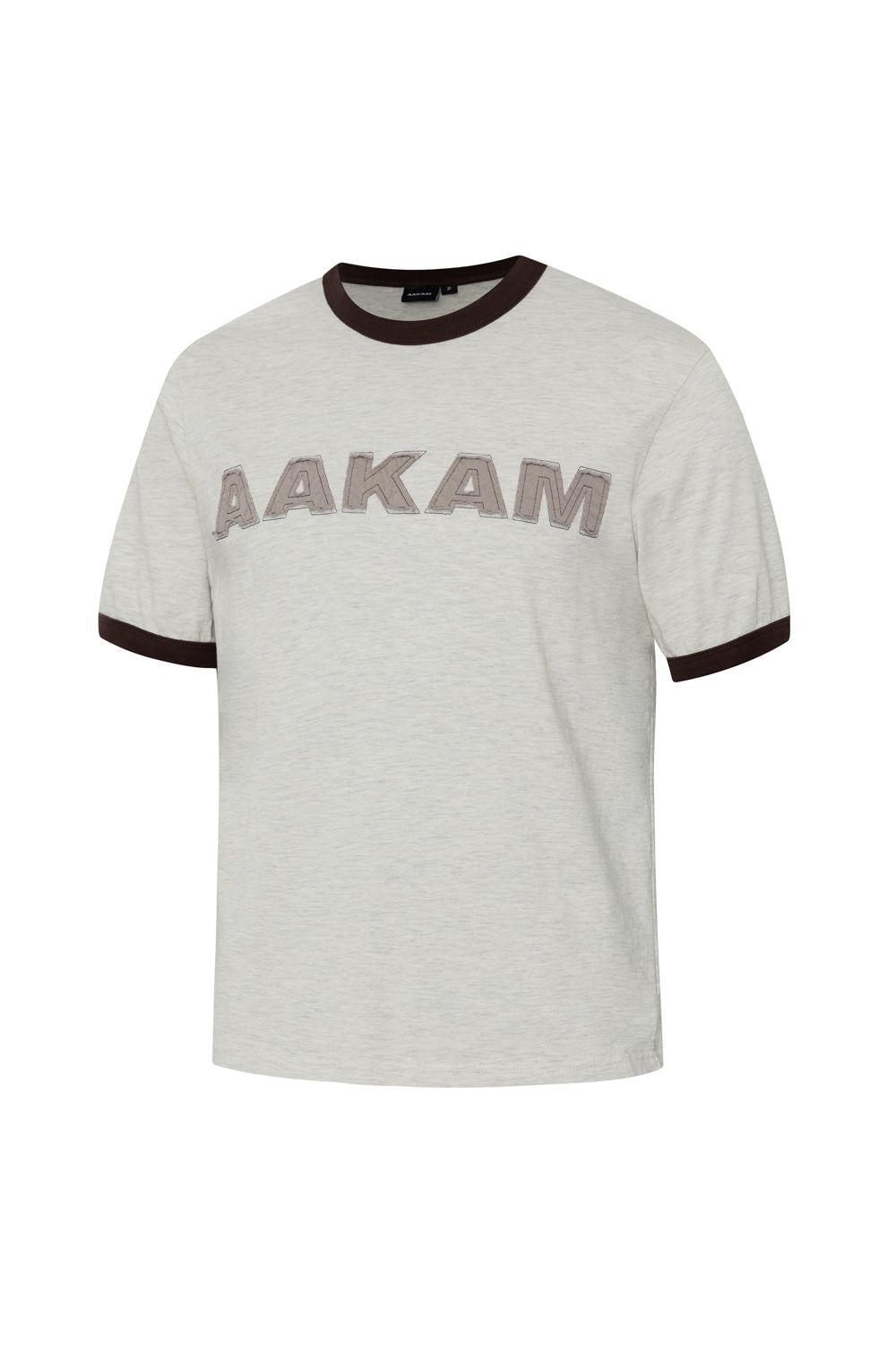 Logo Patch Ringer Top (Brown)