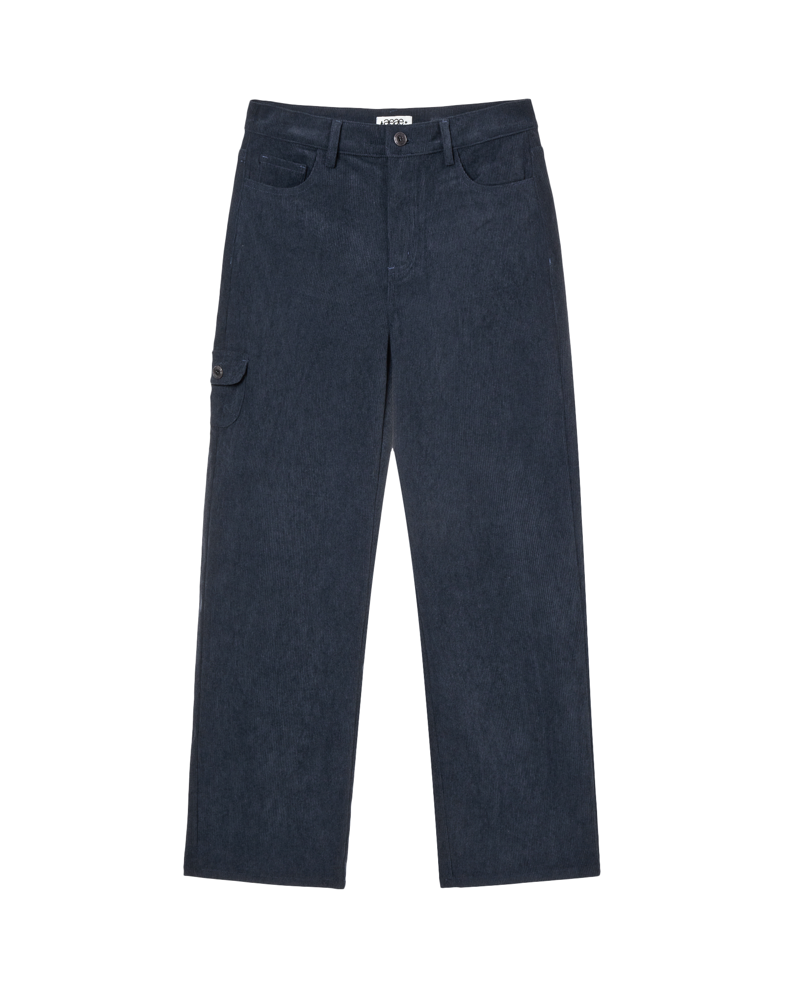 ROUND POCKET CORDUROY PANTS NAVY