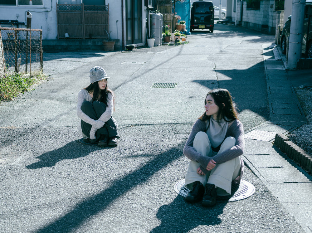 RIBBED BAND PANTS BEIGE