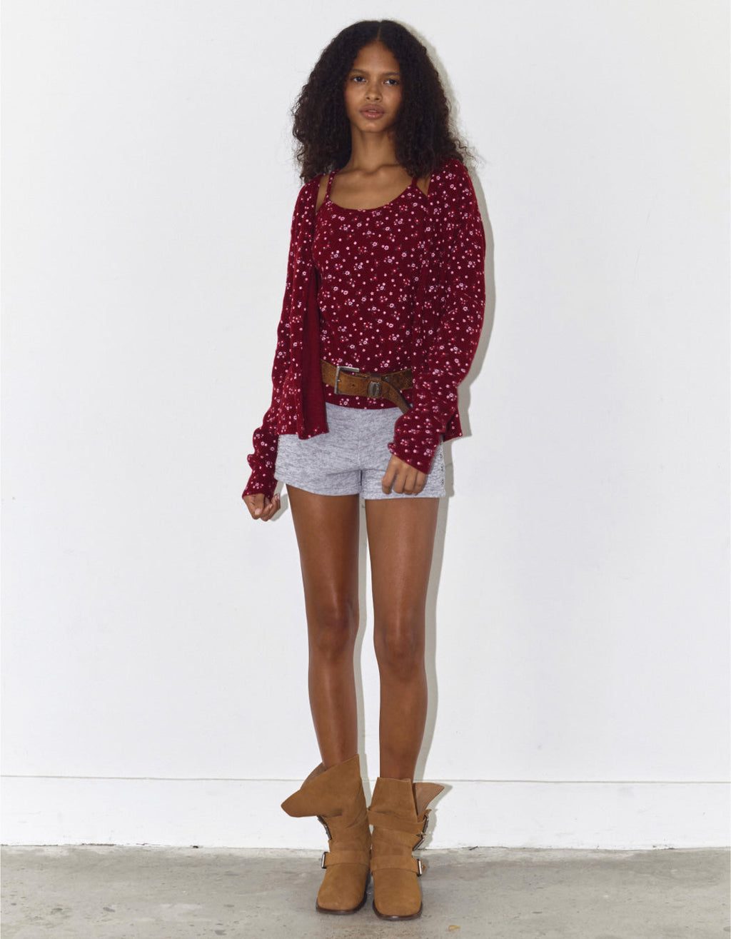 FLOWER CARDIGAN SET / 3 Color