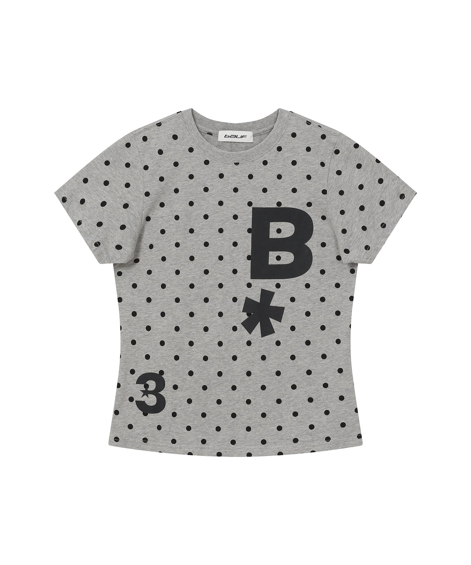 Blogo Slim Fit T-shirt Dot Gray