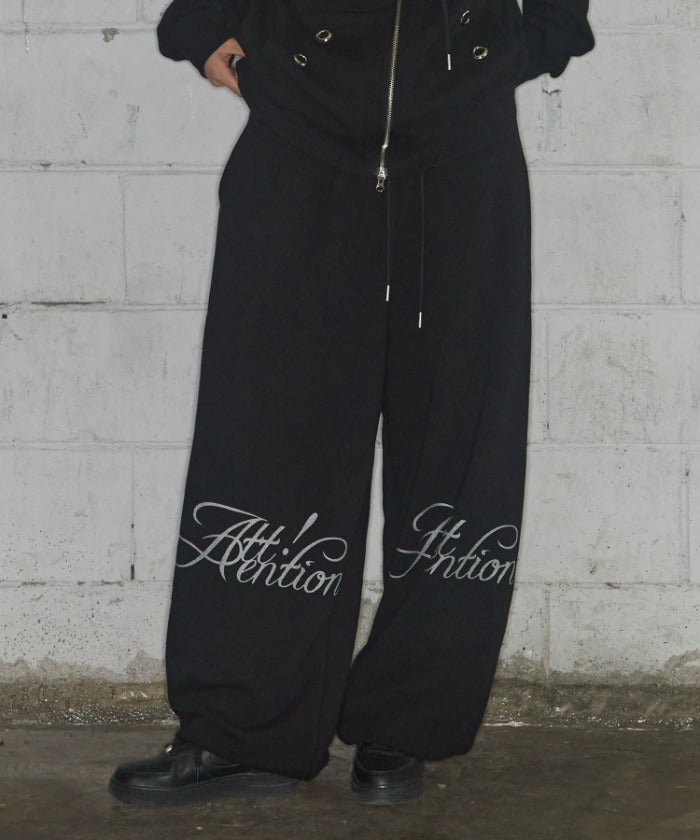 ATTENTION SWEATPANTS (BLACK) F25ZD973