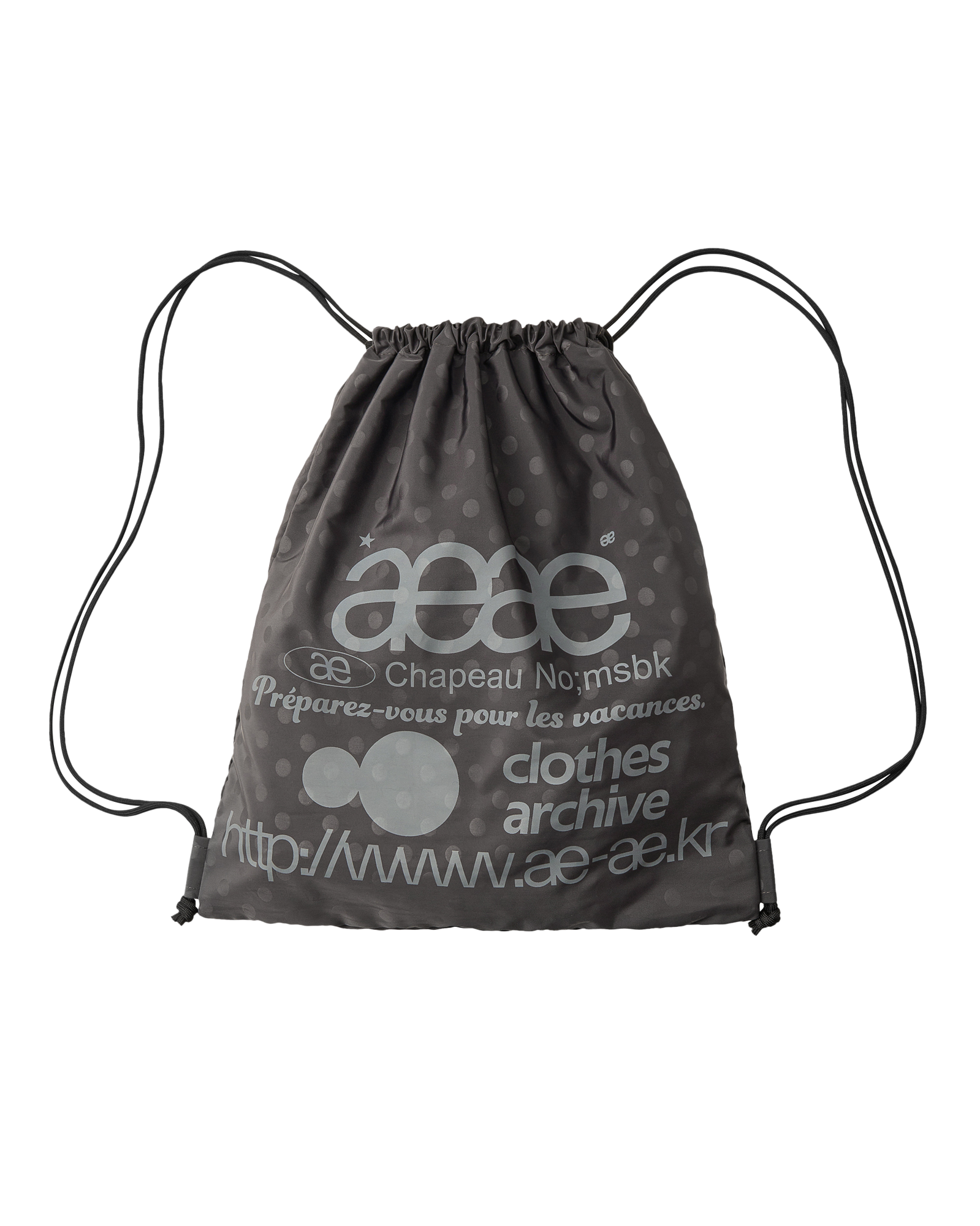 WEB LOGO DOT GYM SACK / 2 COLOR