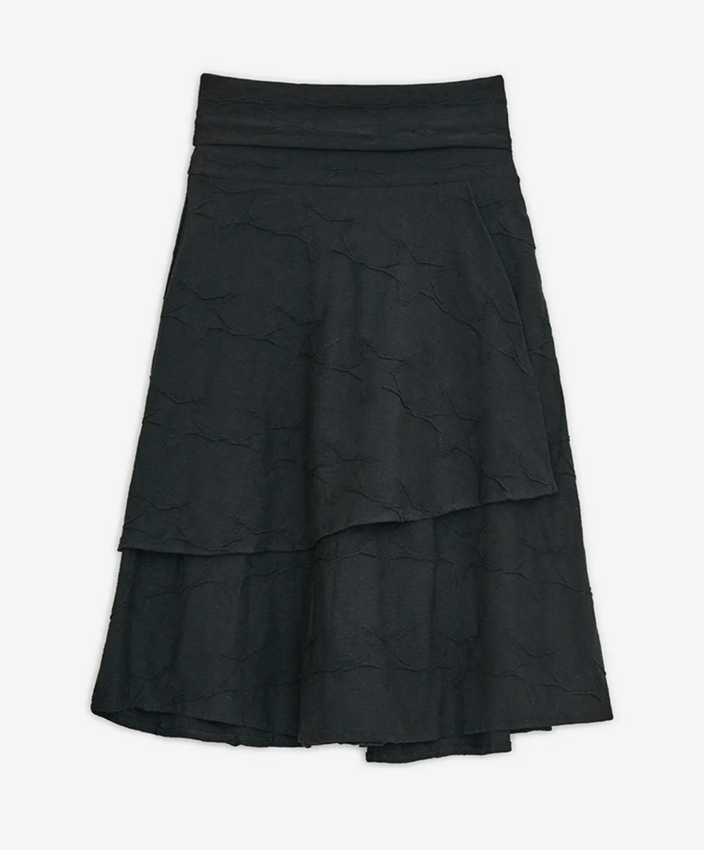 Star flared midi skirt