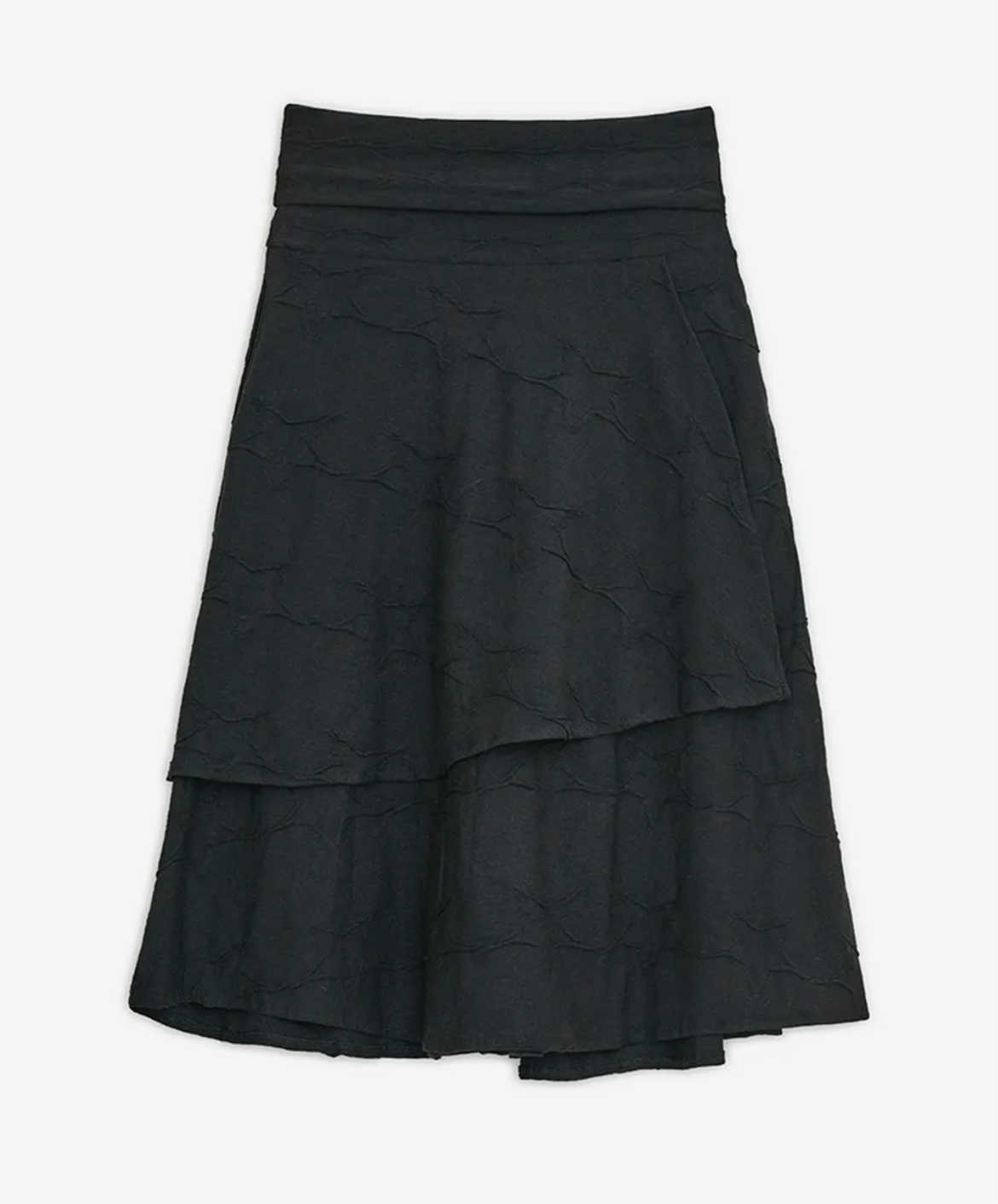 Star flared midi skirt