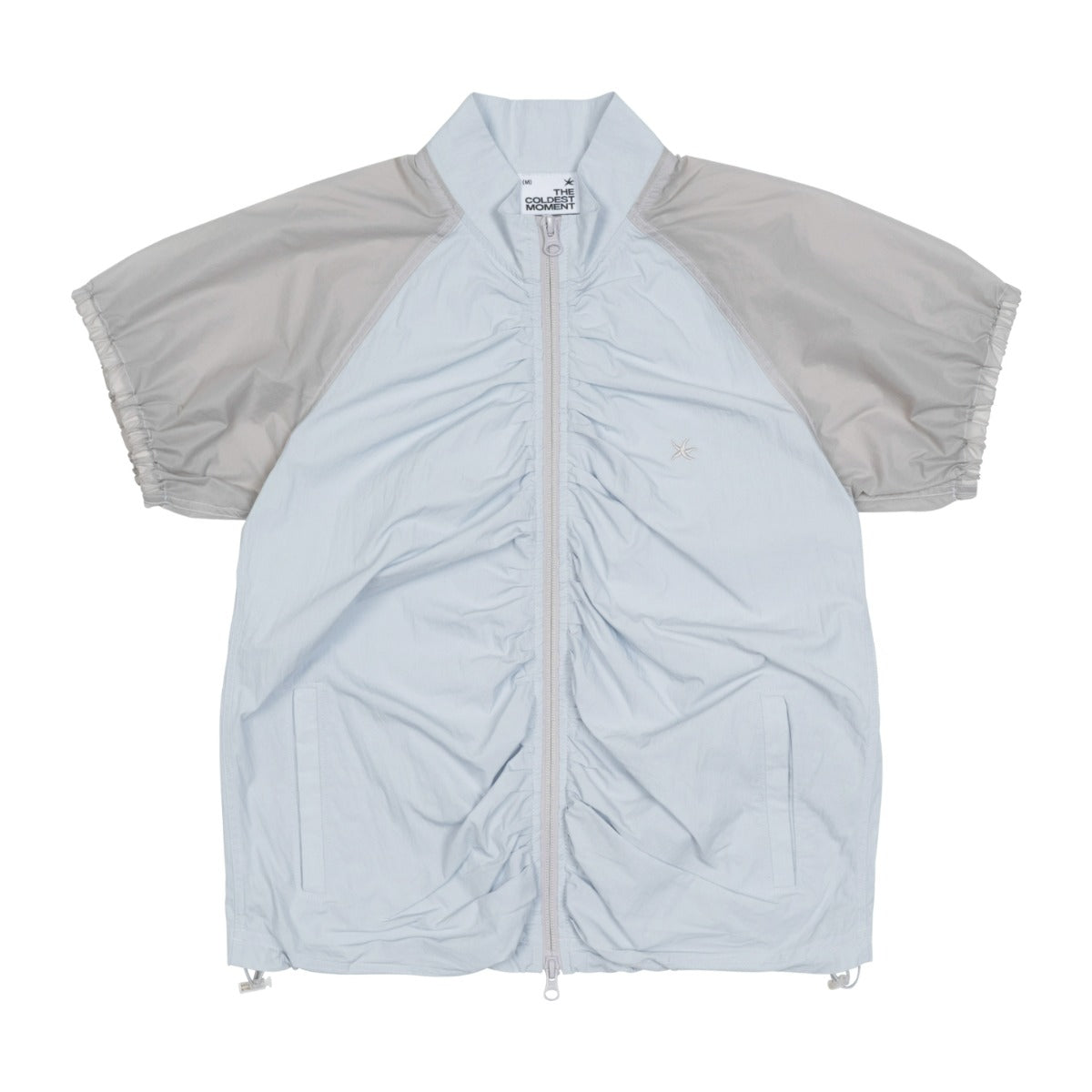 (w) TCM shirring half windstoper (sky blue/grey) (5/7 예약배송)