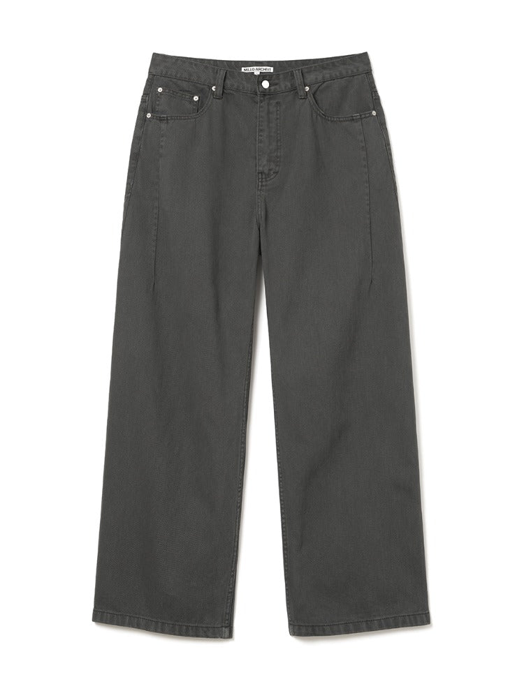 Slope Wide Pants Grayish Green