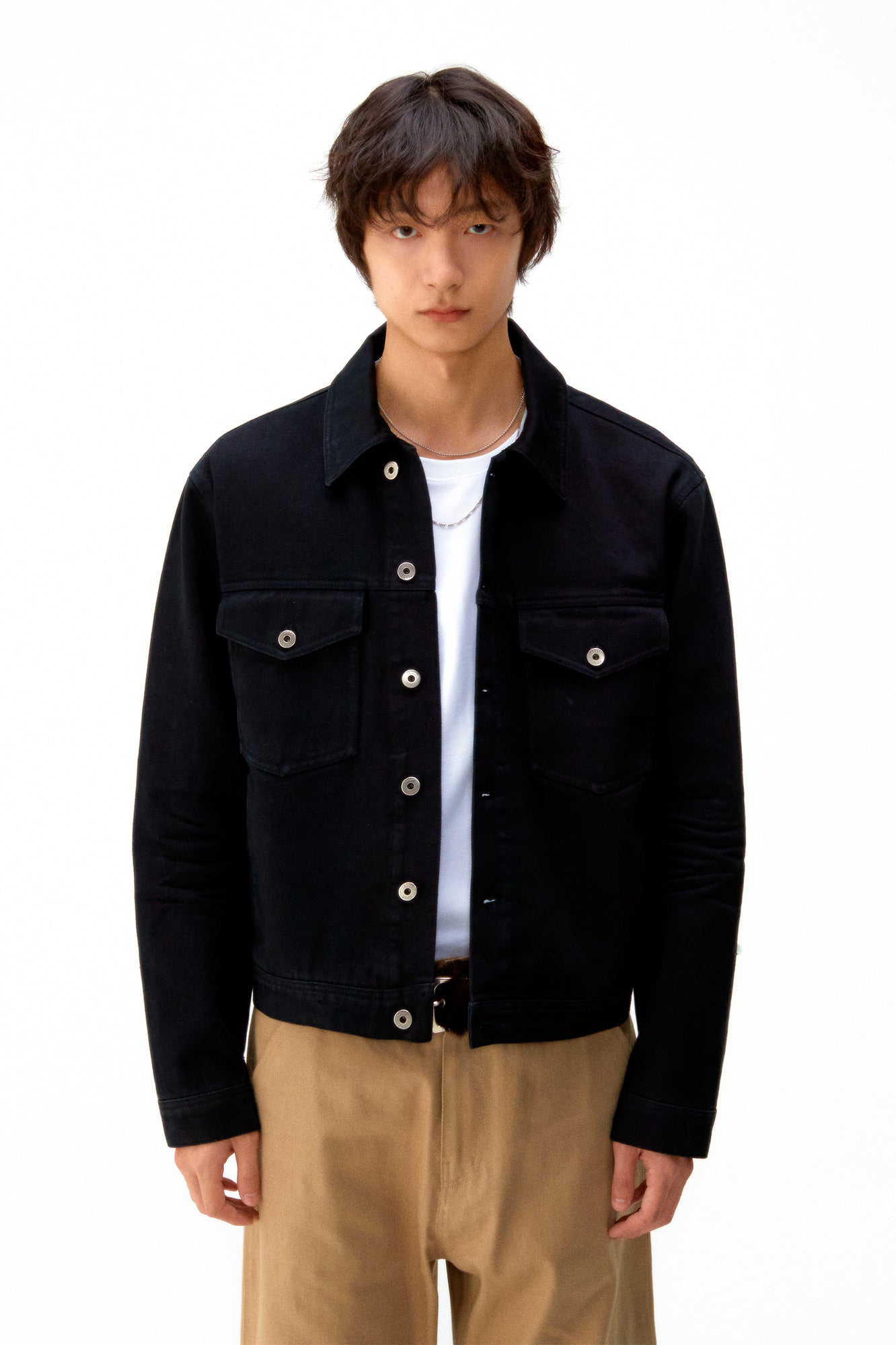 Embossed Denim Tracker / 2 Color