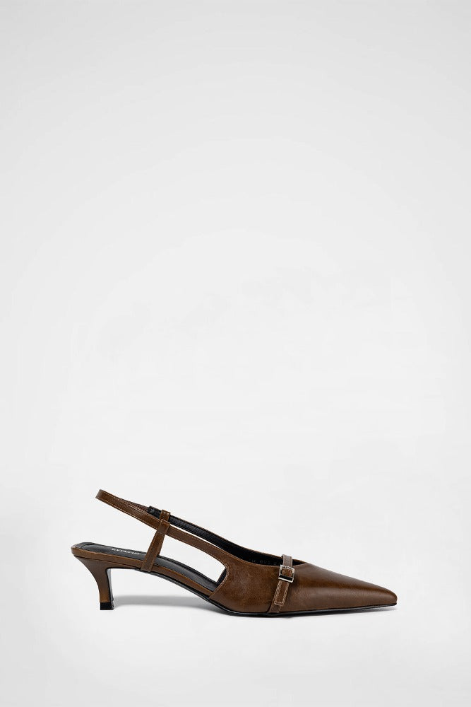BELLA SLINGBACKS / BROWN