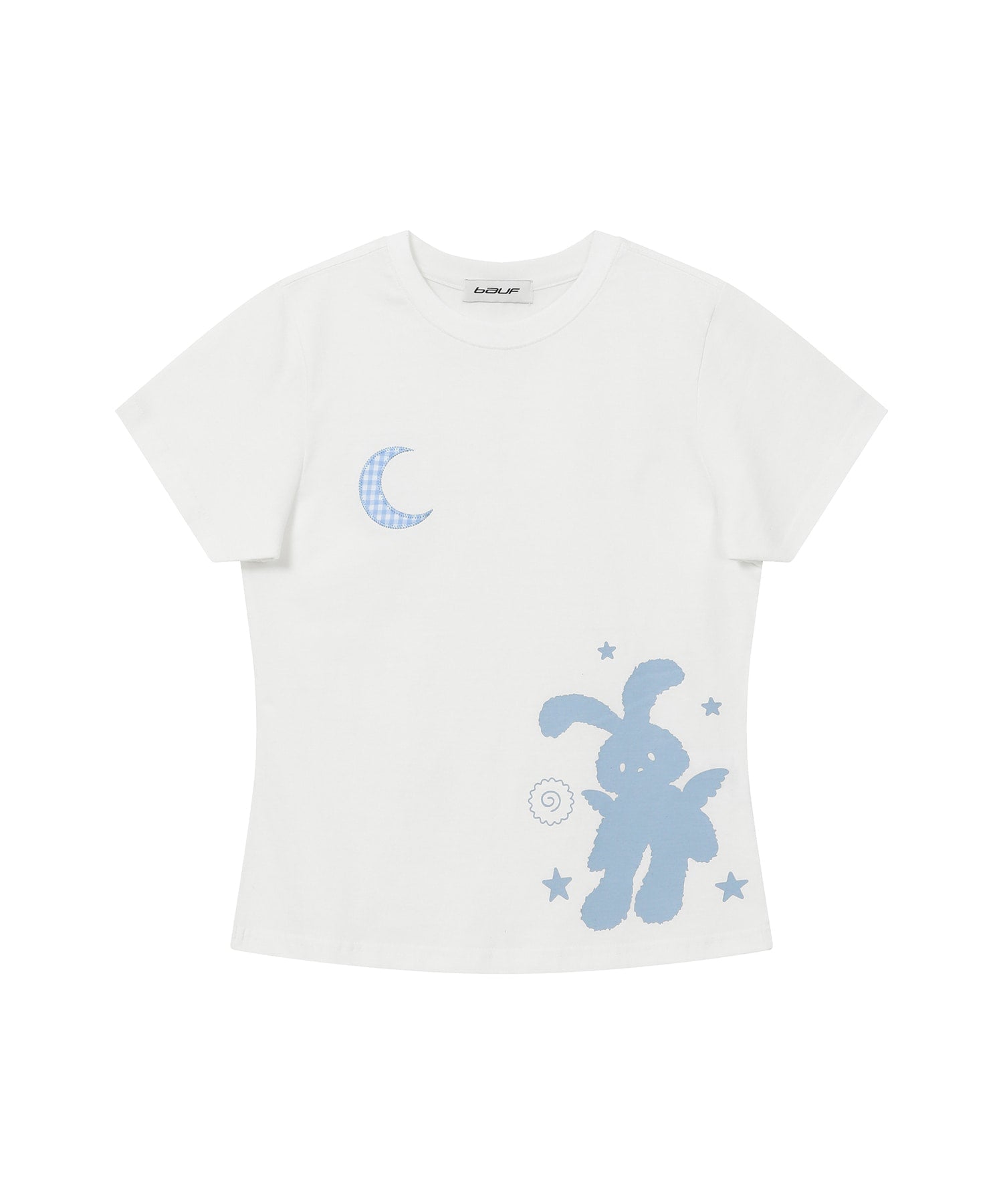 Moon Levit Slim Fit T-shirt White