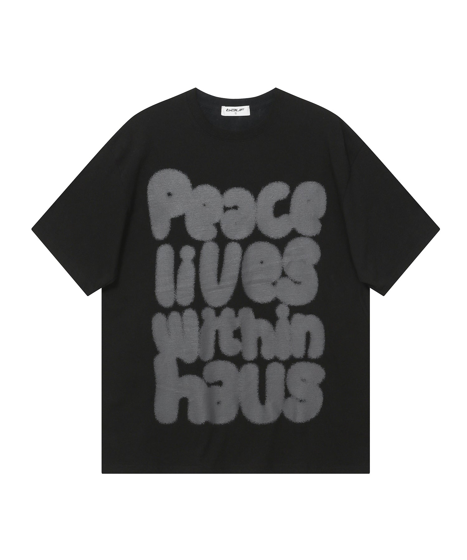 Peace House T-shirt Black