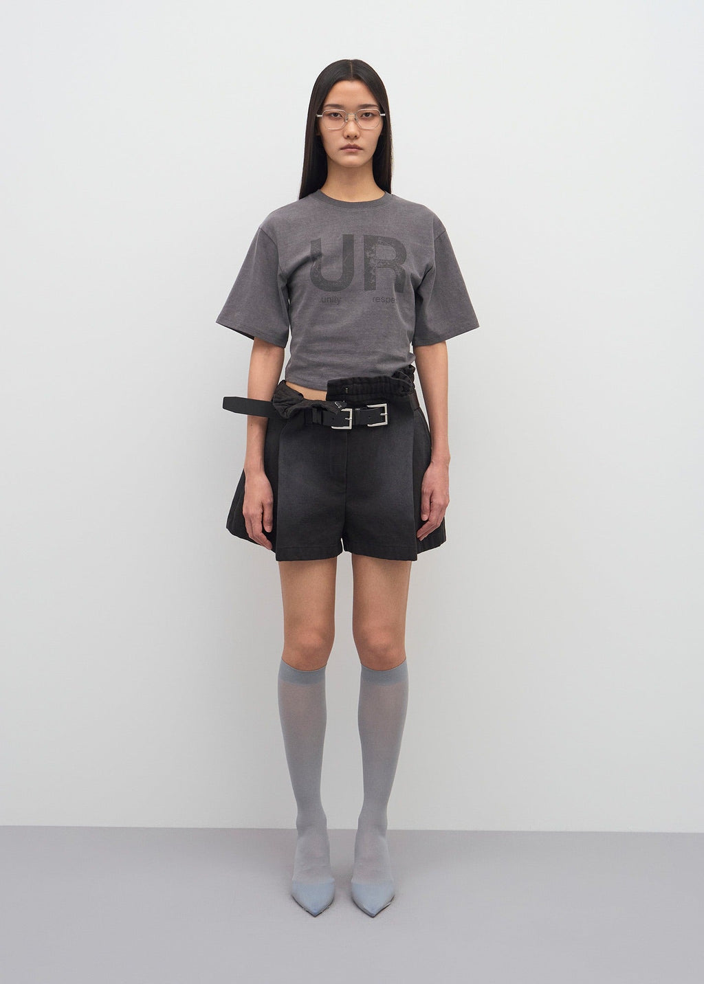 PRINTED CROPPED T-SHIRTS /  2 Color